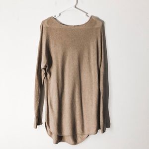 Oversized Sweater in Light Beige